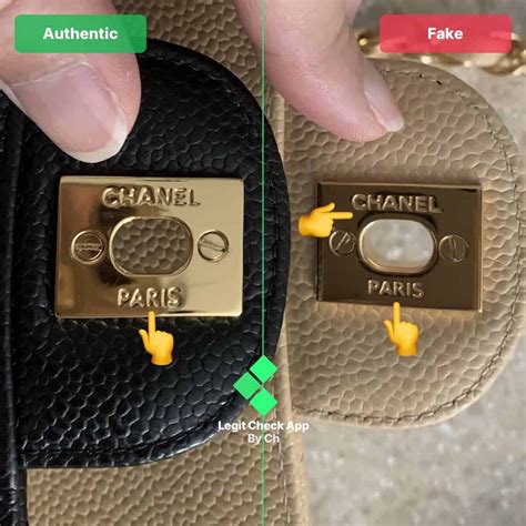 real vs fake chanel logo|authentic Chanel counterfeit.